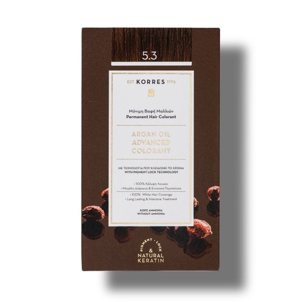 Korres Aceite de argán Coloracion Permanente Con Aceite De Argan 50ml 5.3 CHATAIN DORE