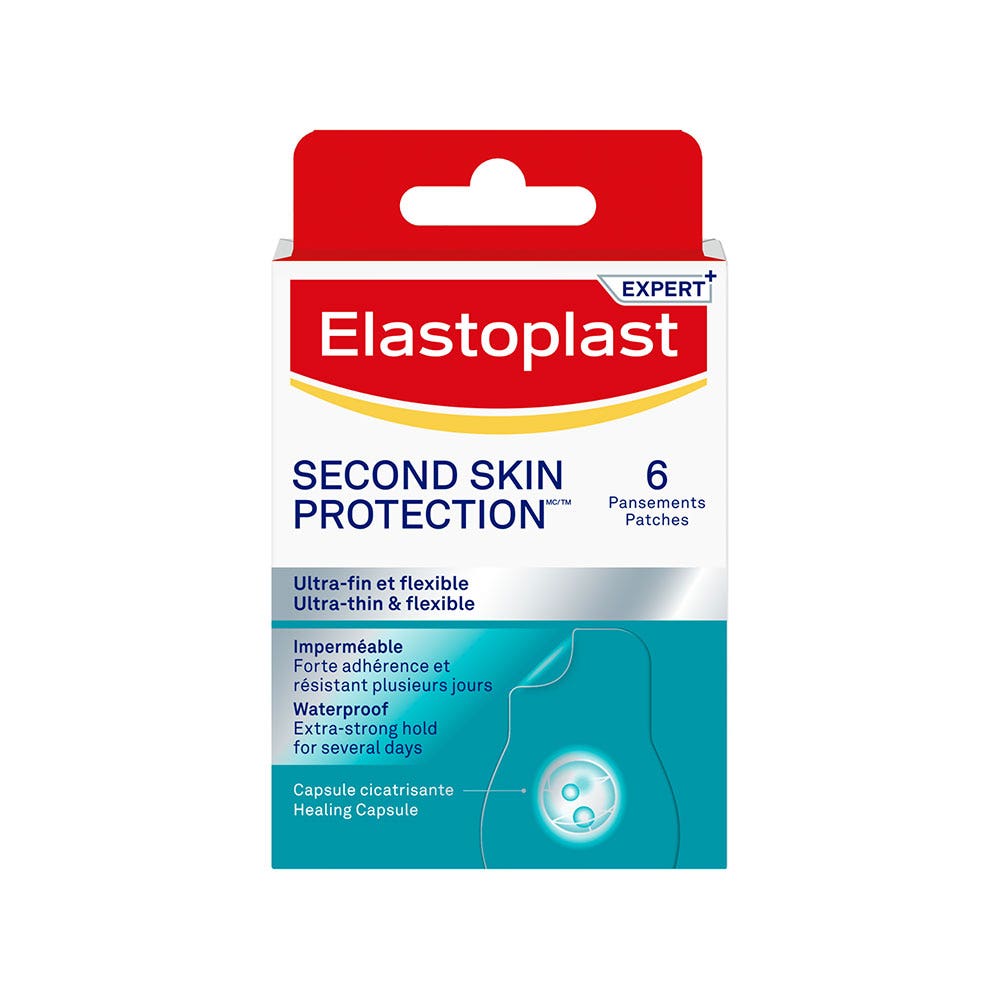 Elastoplast Apósitos Second Skin Protect (protección de la segunda piel) 6 vendas