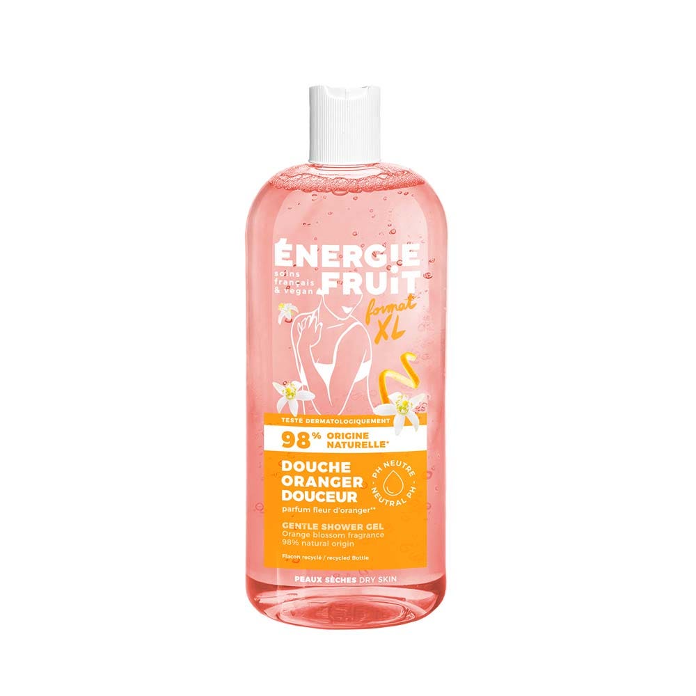 Energie Fruit Gel de ducha pH neutro flor de azahar y aceite de lino bio 500 ml