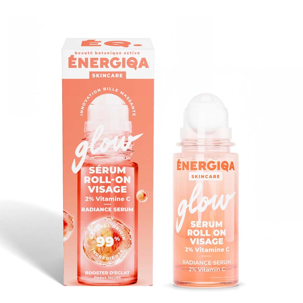 Energiqa Skincare Sérum Roll On Visage Glow 2% Vitamine C 30ml