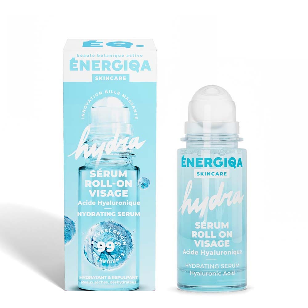 Energiqa Skincare Sérum roll-on hidratante facial ácido hialurónico 30 ml