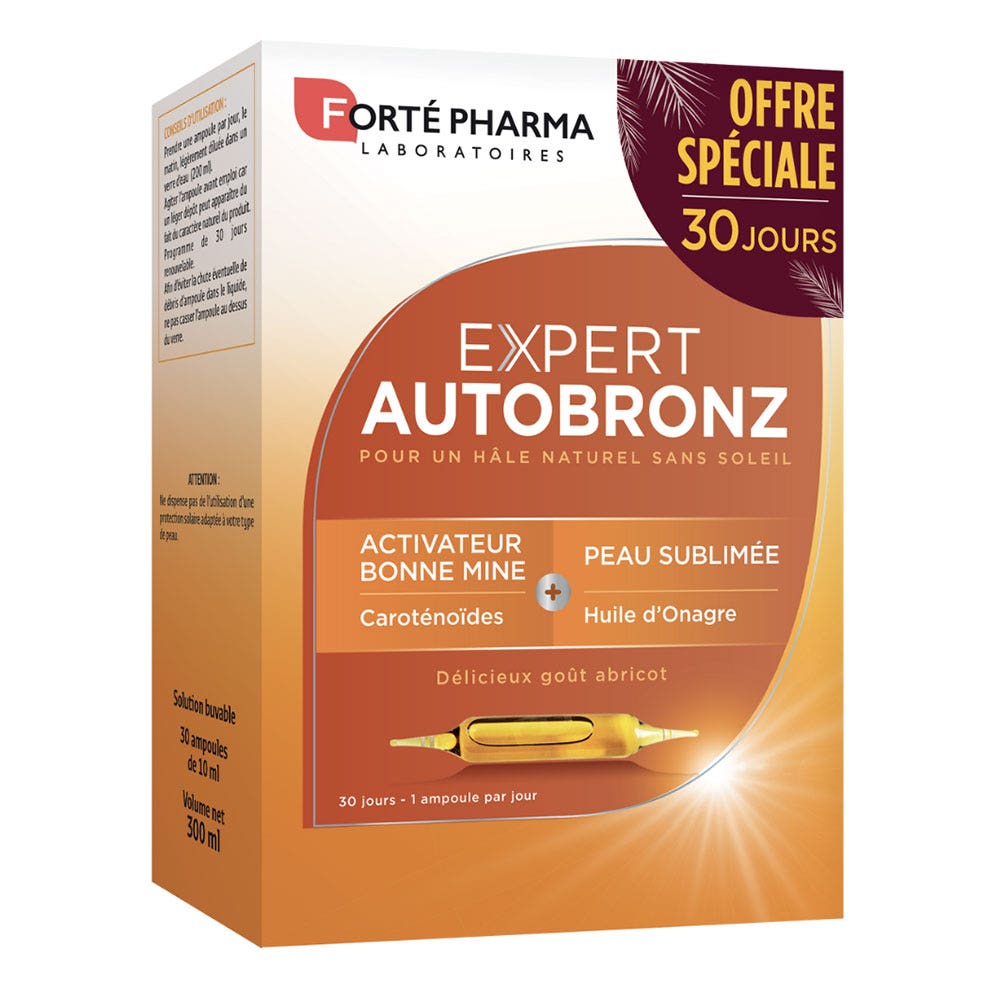 Forté Pharma Expert AutoBronz Autobronceador efecto buena cara 300ml