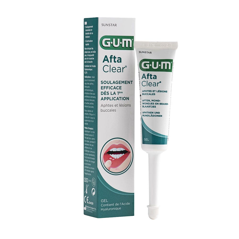 Gum AftaClear Gel aftas y lesiones bucales 10 ml