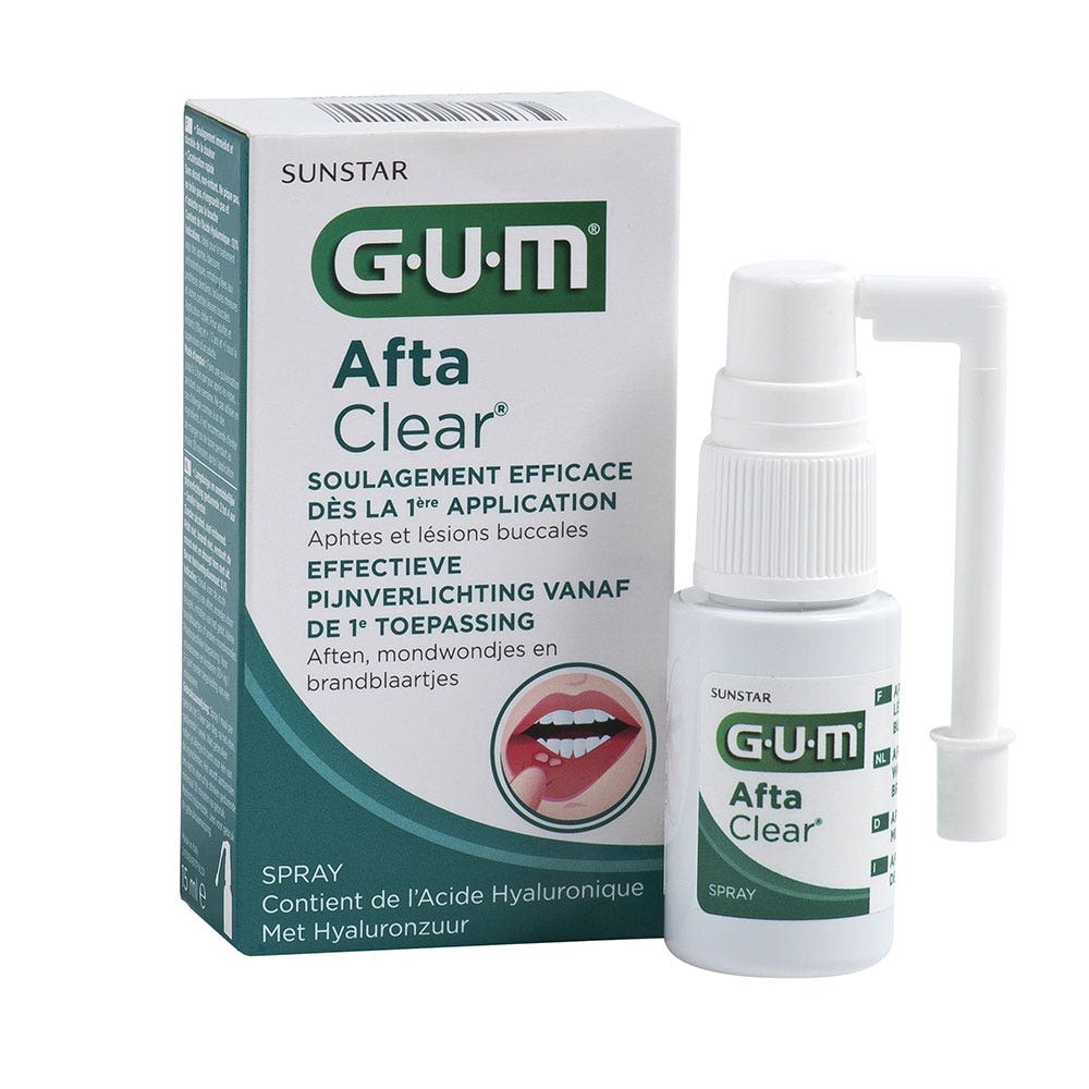 Gum AftaClear Spray aftas y heridas bucales 15ml
