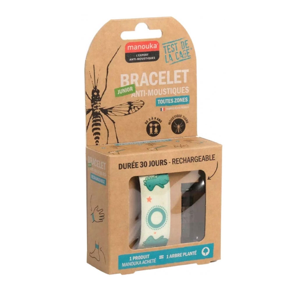 Manouka Pulsera antimosquitos Junior Todas las zonas