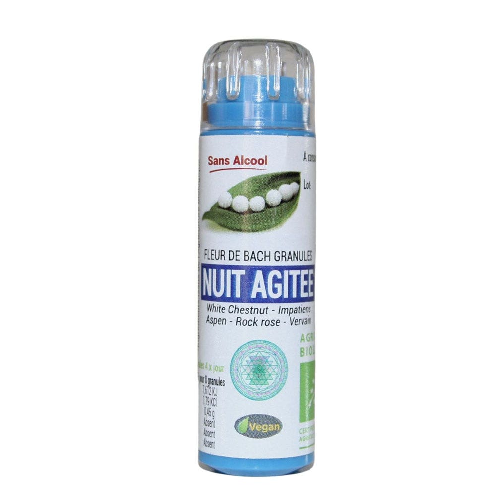 Kosmeo Complejo Bach Bio Noches Agitadas Granulos 120 granules