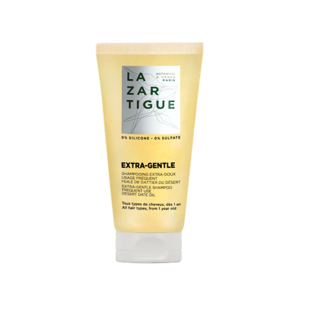 Lazartigue Extra Gentle Champú extra suave uso frecuente todos tipos de cabello 55 ml
