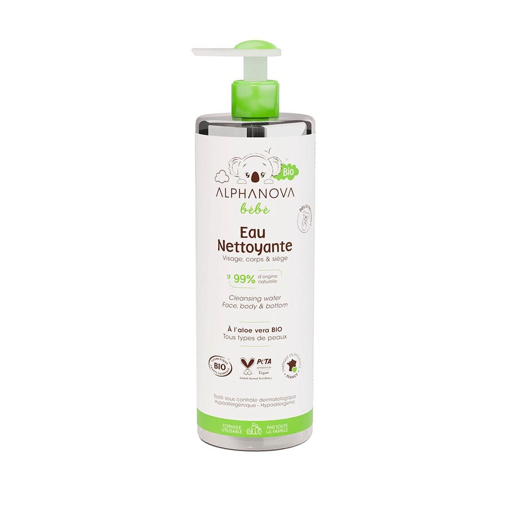 Alphanova Bebé Agua limpiadora 400 ml