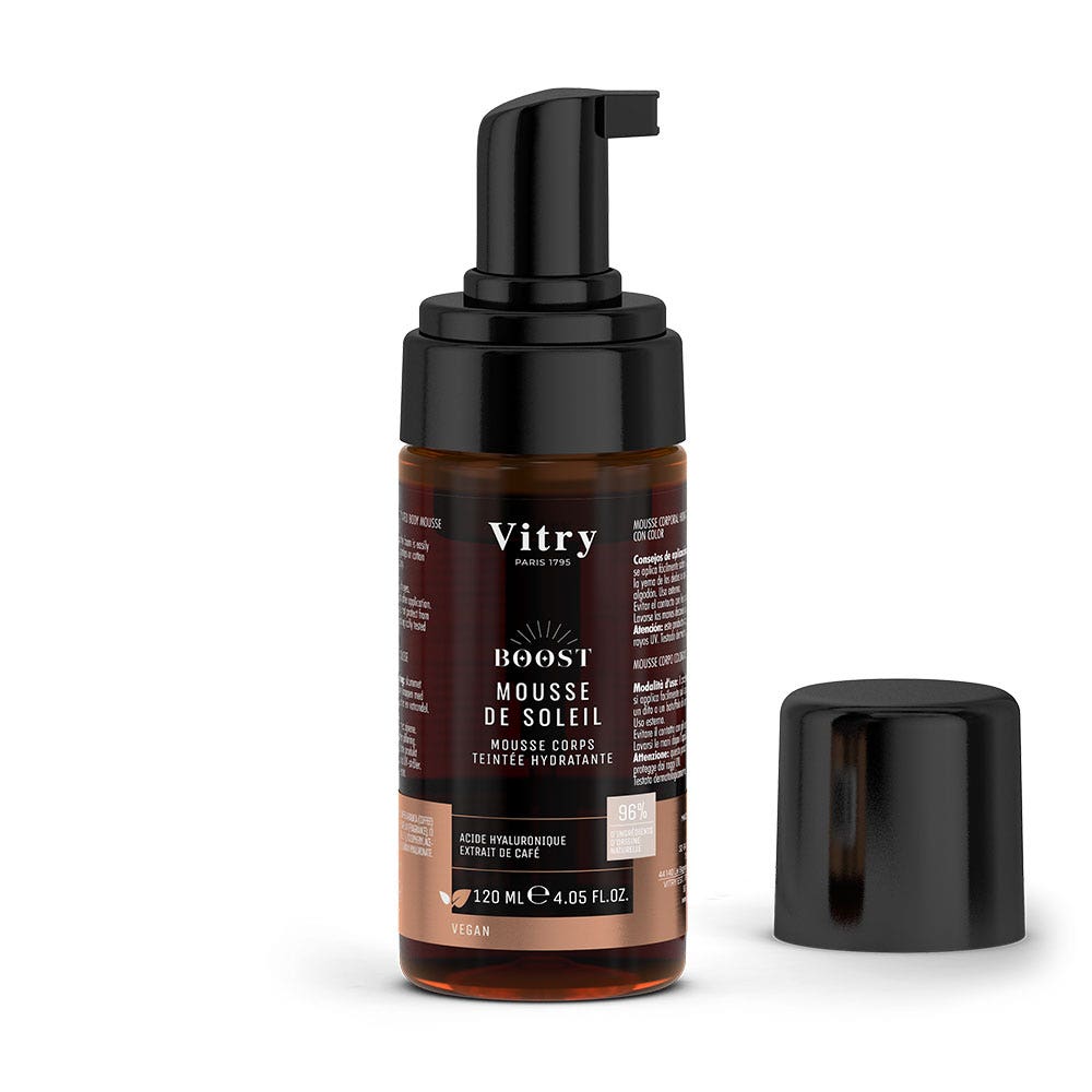 Vitry Boost Espuma solar con tono y protección solar 120 ml