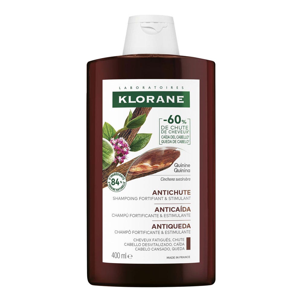 Klorane Quinina Shampooing Fortifiant & Stimulant Antichute cabello debilitado 400ml
