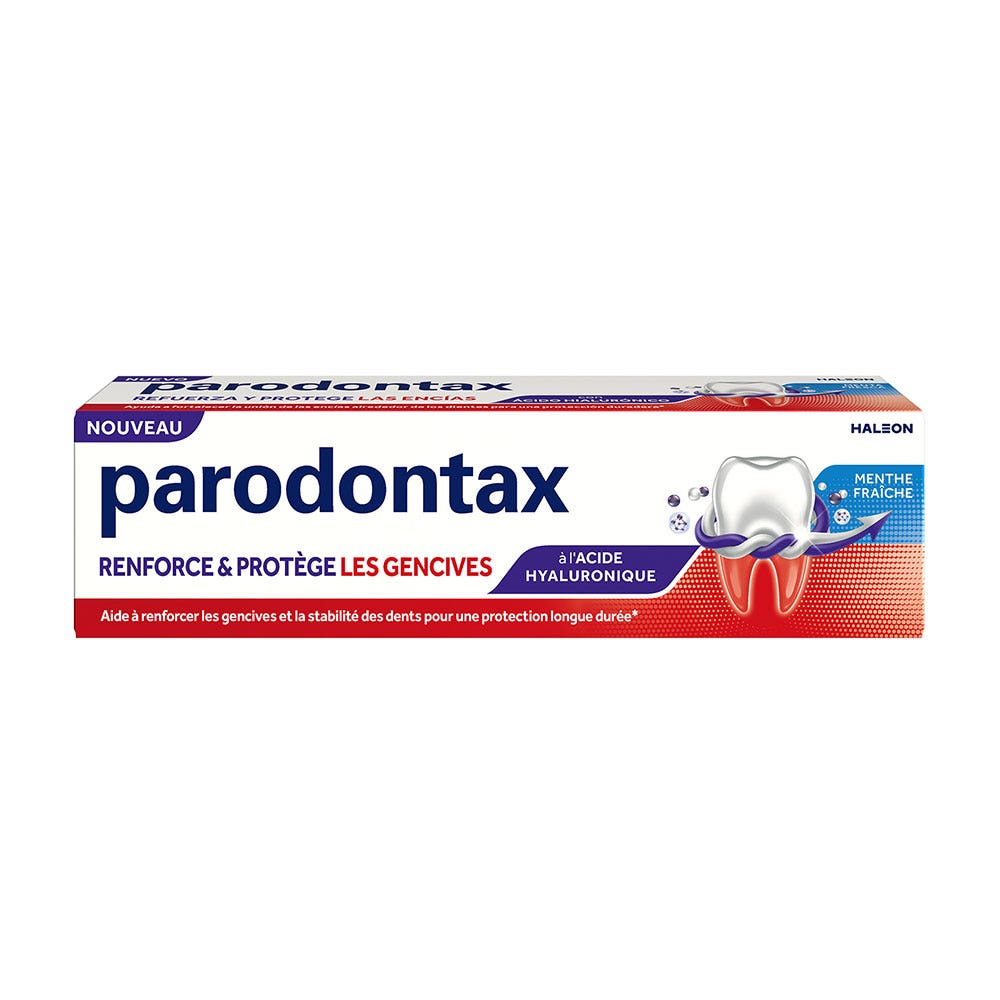 Parodontax Pasta dentífrica blanqueadora Fortalece y protege Menta fresca 75 ml
