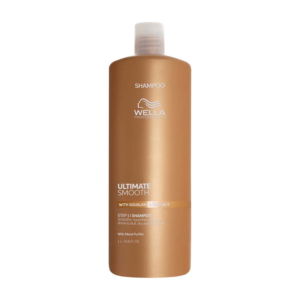 Wella Professionals Ultimate Smooth Champú nutritivo Cabello seco, apagado o encrespado 1l