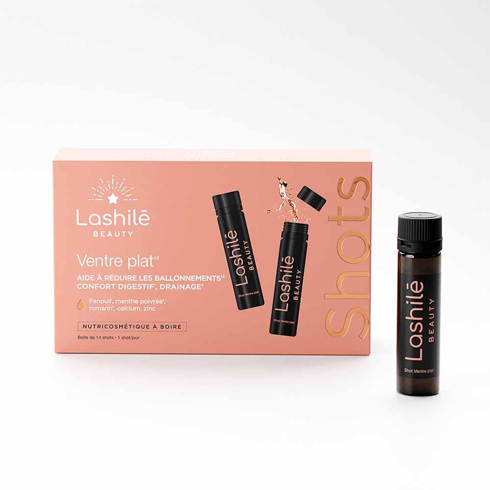 Lashilé Beauty Vientre plano reduce los hinchazones 14 ampollas