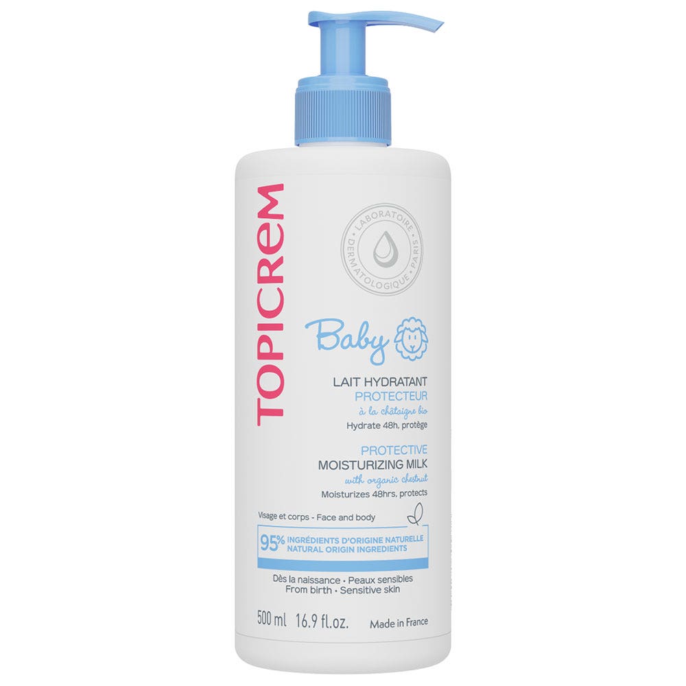 Topicrem Bebé Leche hidratante protectora rostro y cuerpo 500 g