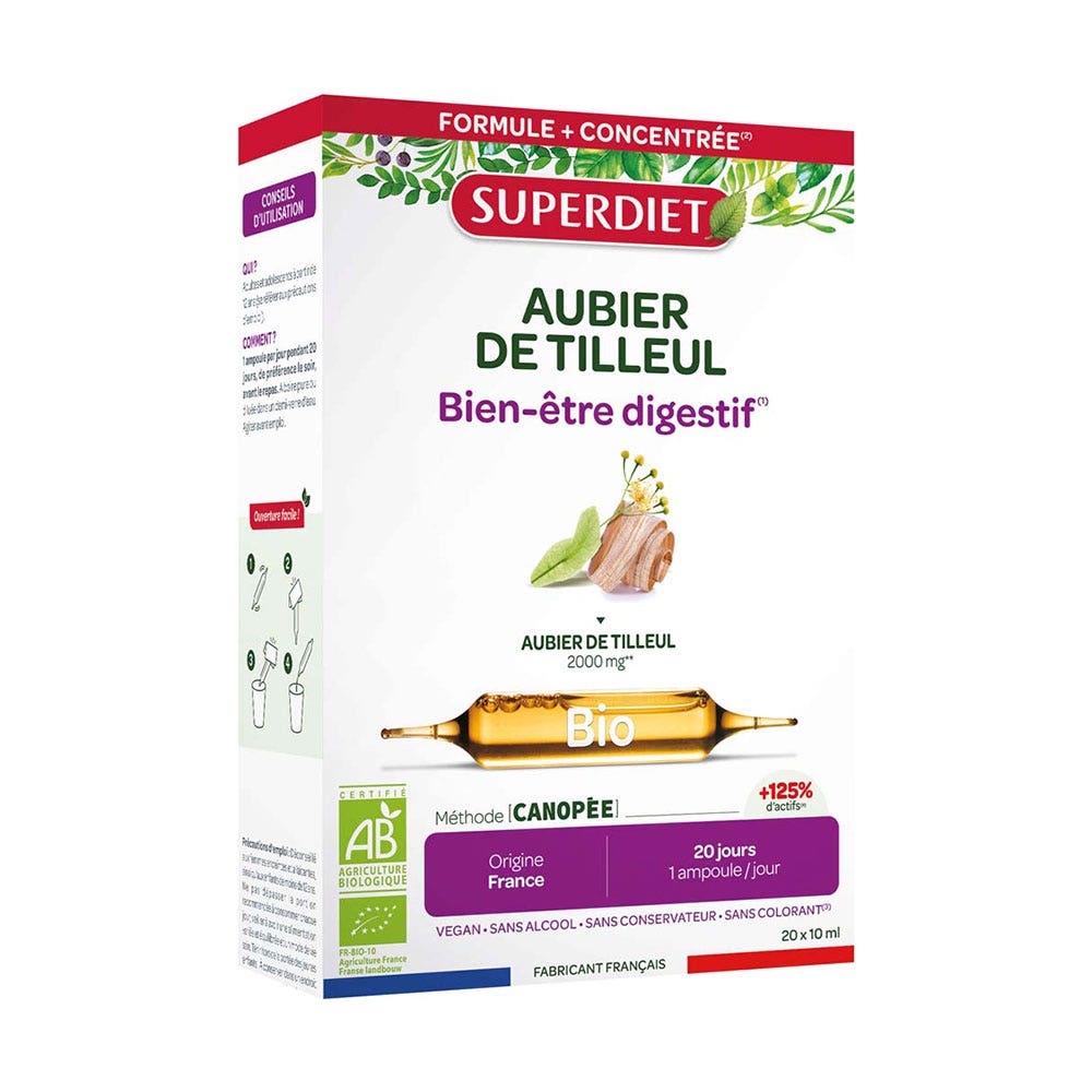 Superdiet Tilo bio bienestar digestivo 20 ampollas