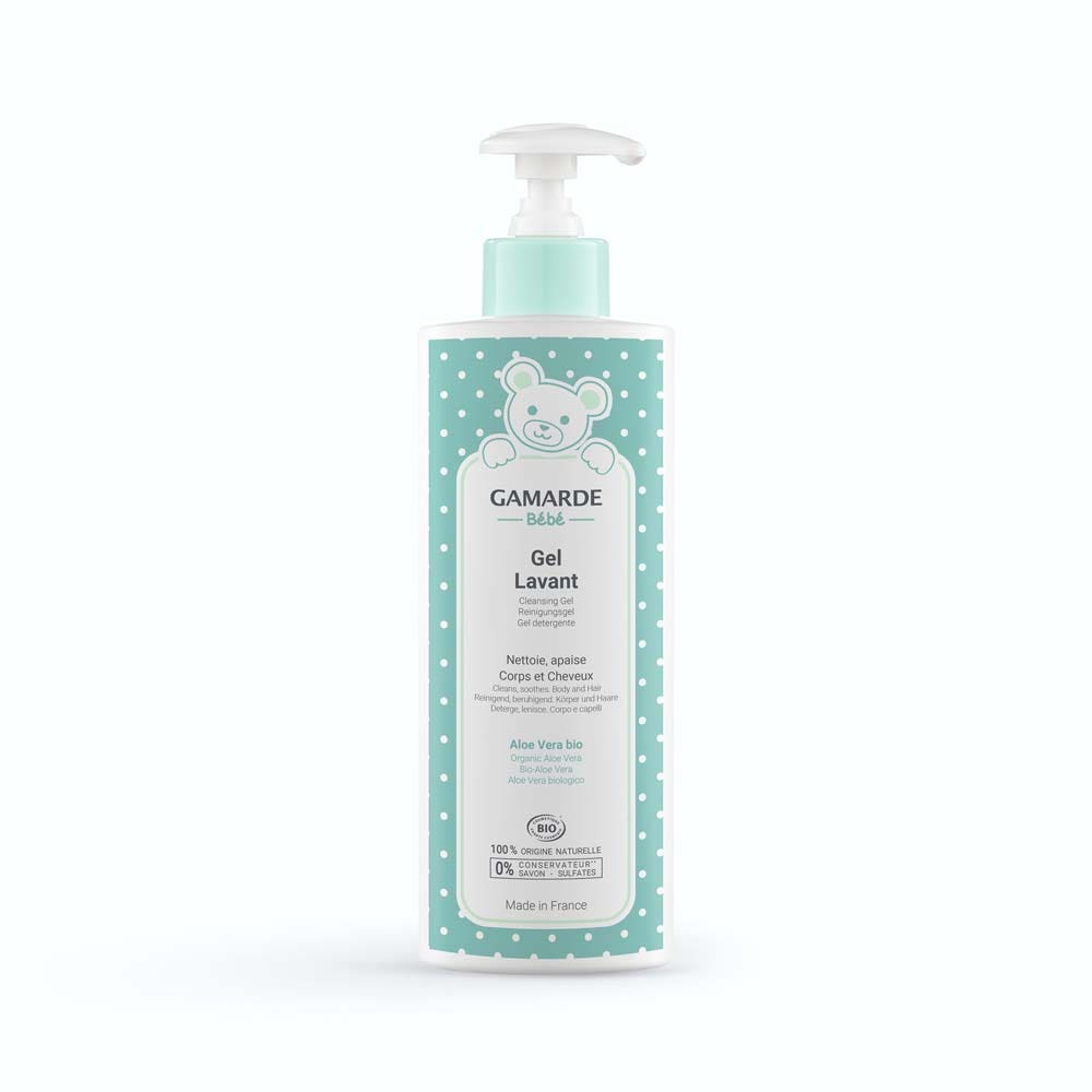 Gamarde Bebé Gel limpiador cuerpo y cabello 400 ml