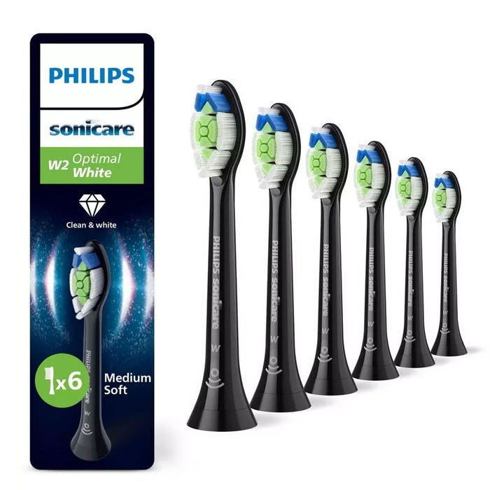 Philips Sonicare Cabezales de cepillo dental Optimal White W2