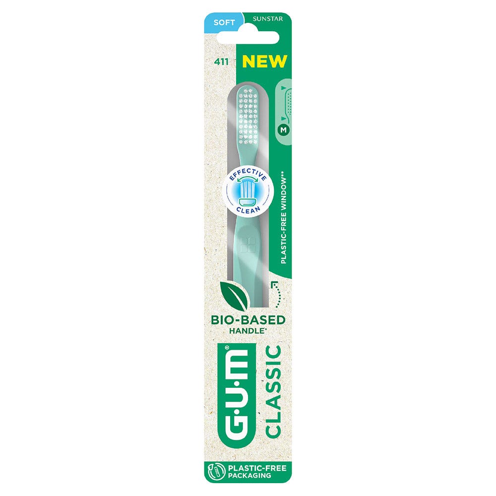 Gum Classic Cepillo de Dientes 411 Suave Regular