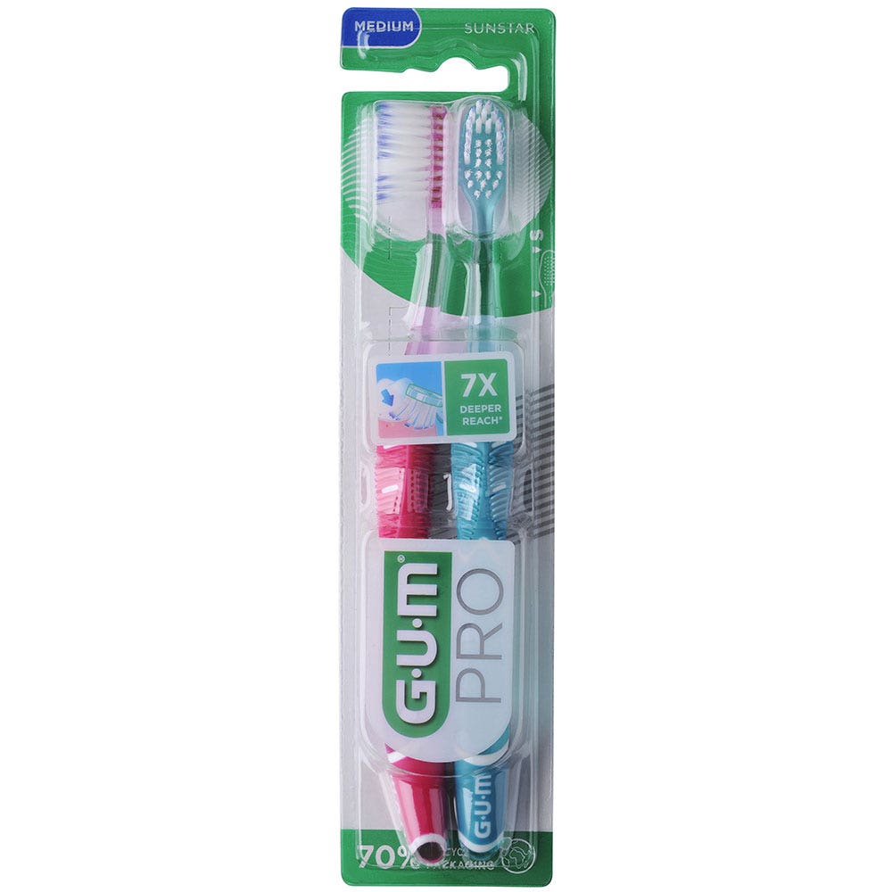 Gum Cepillo dental Technique pro mediano 1528 X2
