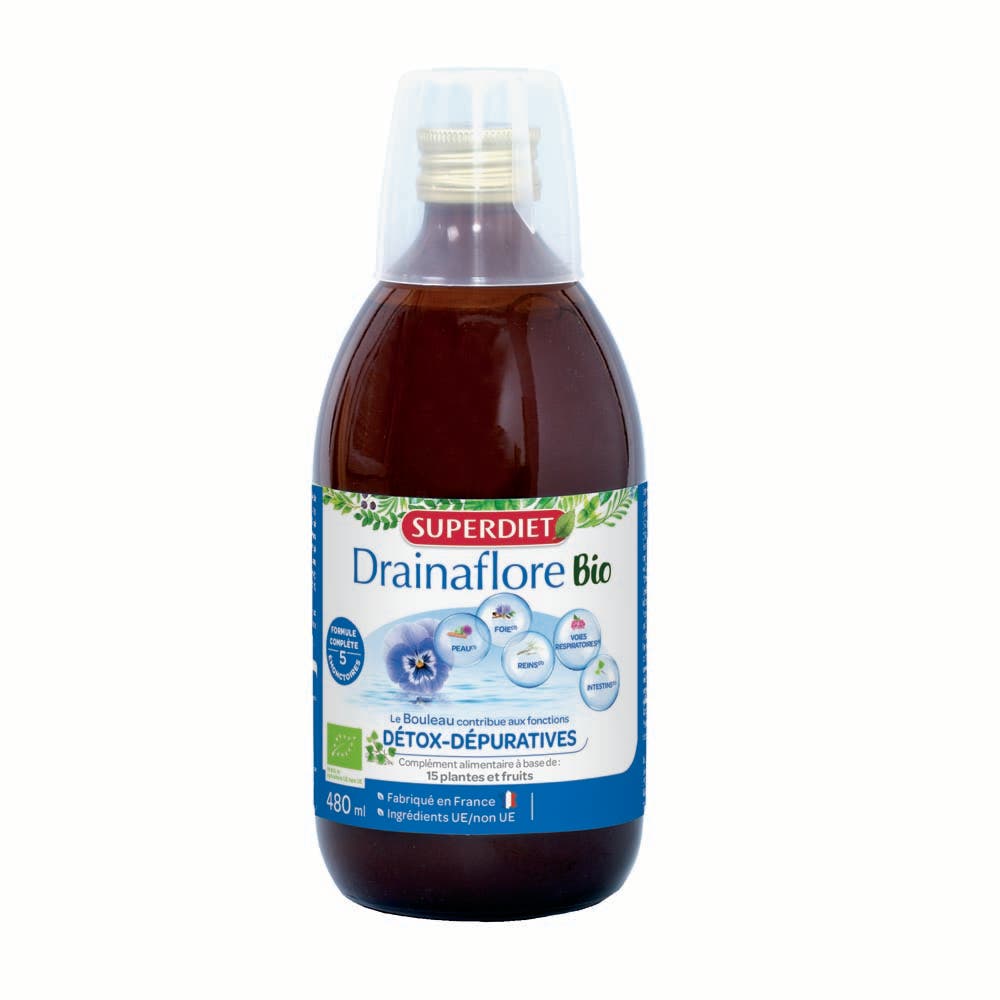 Superdiet Drainaflore bio drenaje y depurativo 480 ml