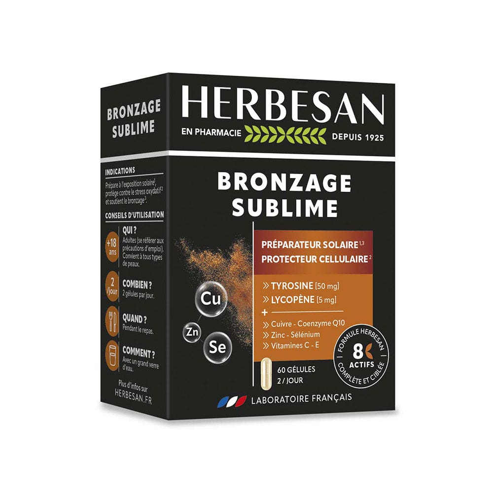 Herbesan Bronzado sublime 60 cápsulas
