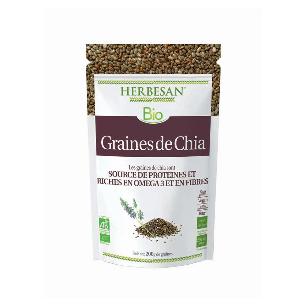Herbesan Semillas de chía bio 200 g