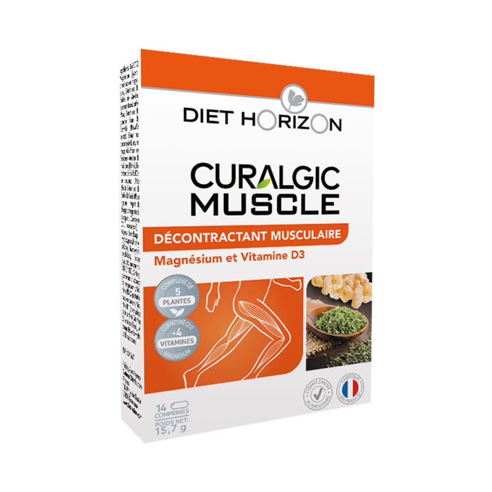 Diet Horizon Curalgic Muscle relajante muscular 14 comprimidos