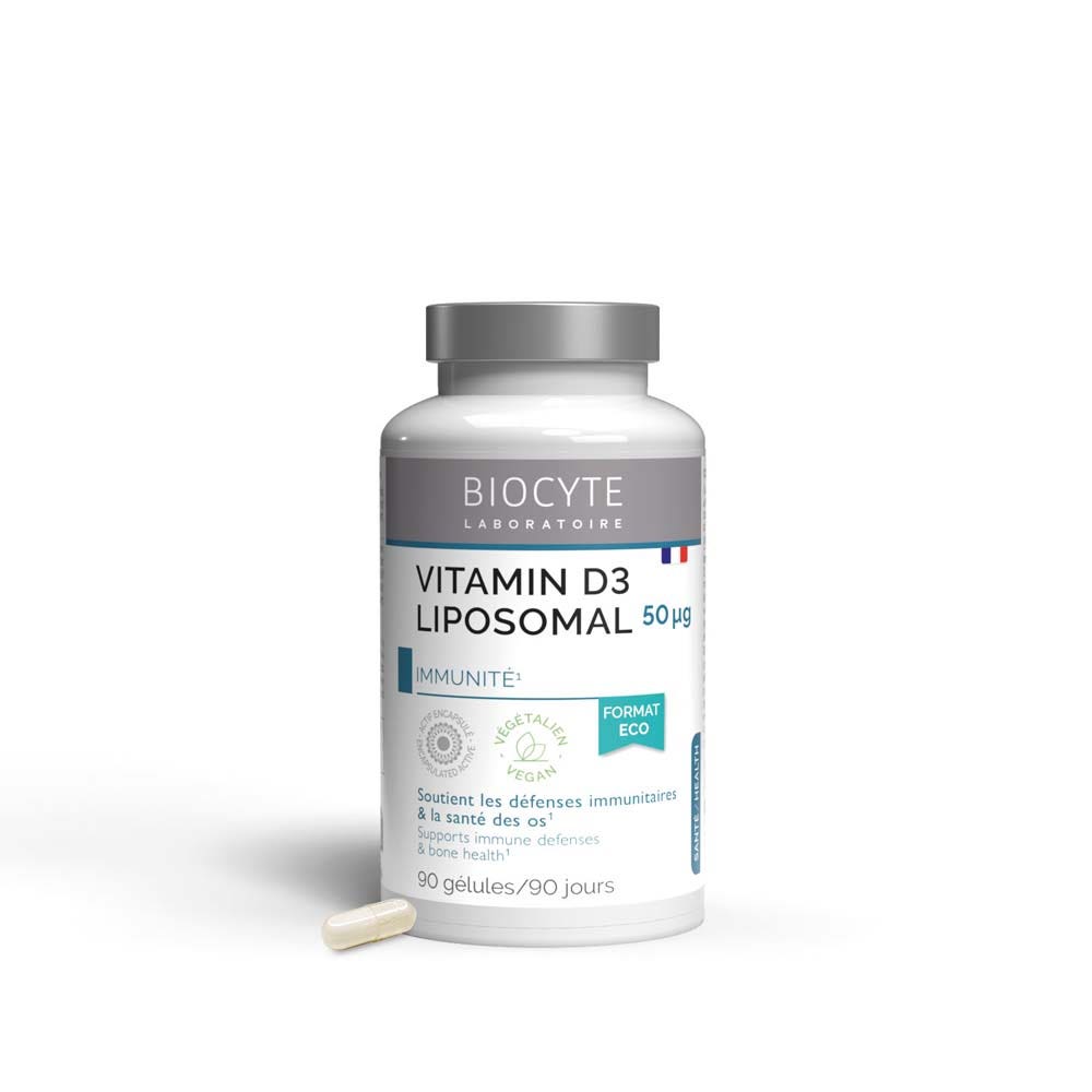 Biocyte Vitamina D3 liposomada 50 µg 90 cápsulas