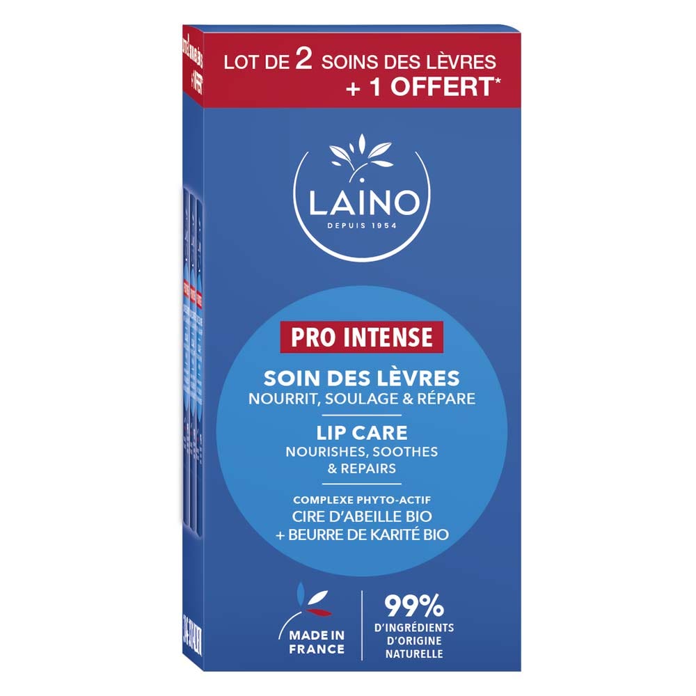 Laino Stick labial de cera de abejas 3x4g
