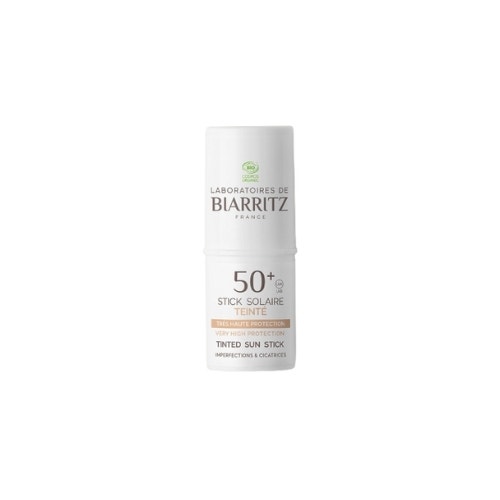 Laboratoires De Biarritz Solares Stick de maquillaje con color SPF50+ bio imperfecciones y cicatrices 9 g