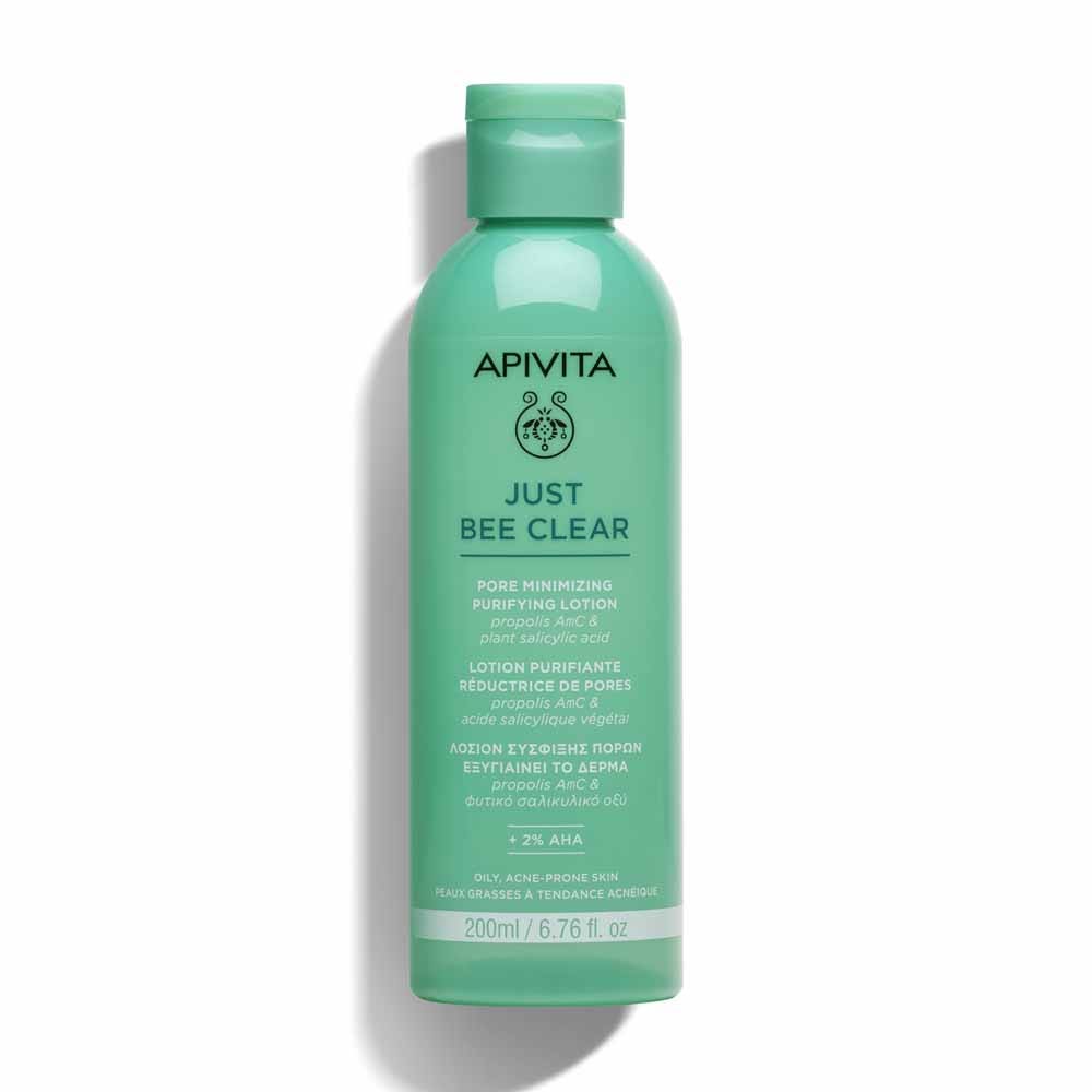 Apivita Just Bee Clear Loción Purificante Reductora de Poros 200 ml