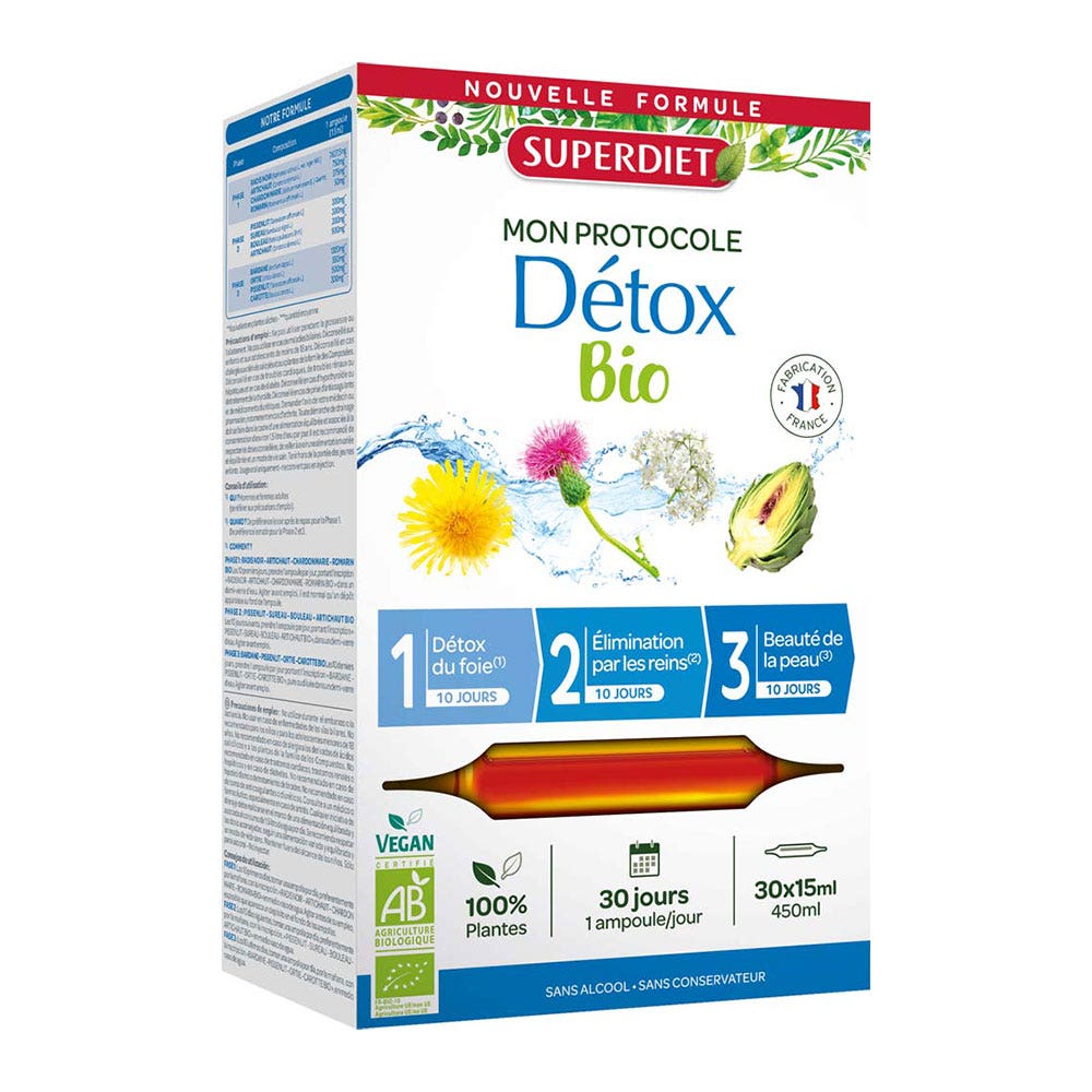 Superdiet Mi protocolo detox bio 30 ampollas