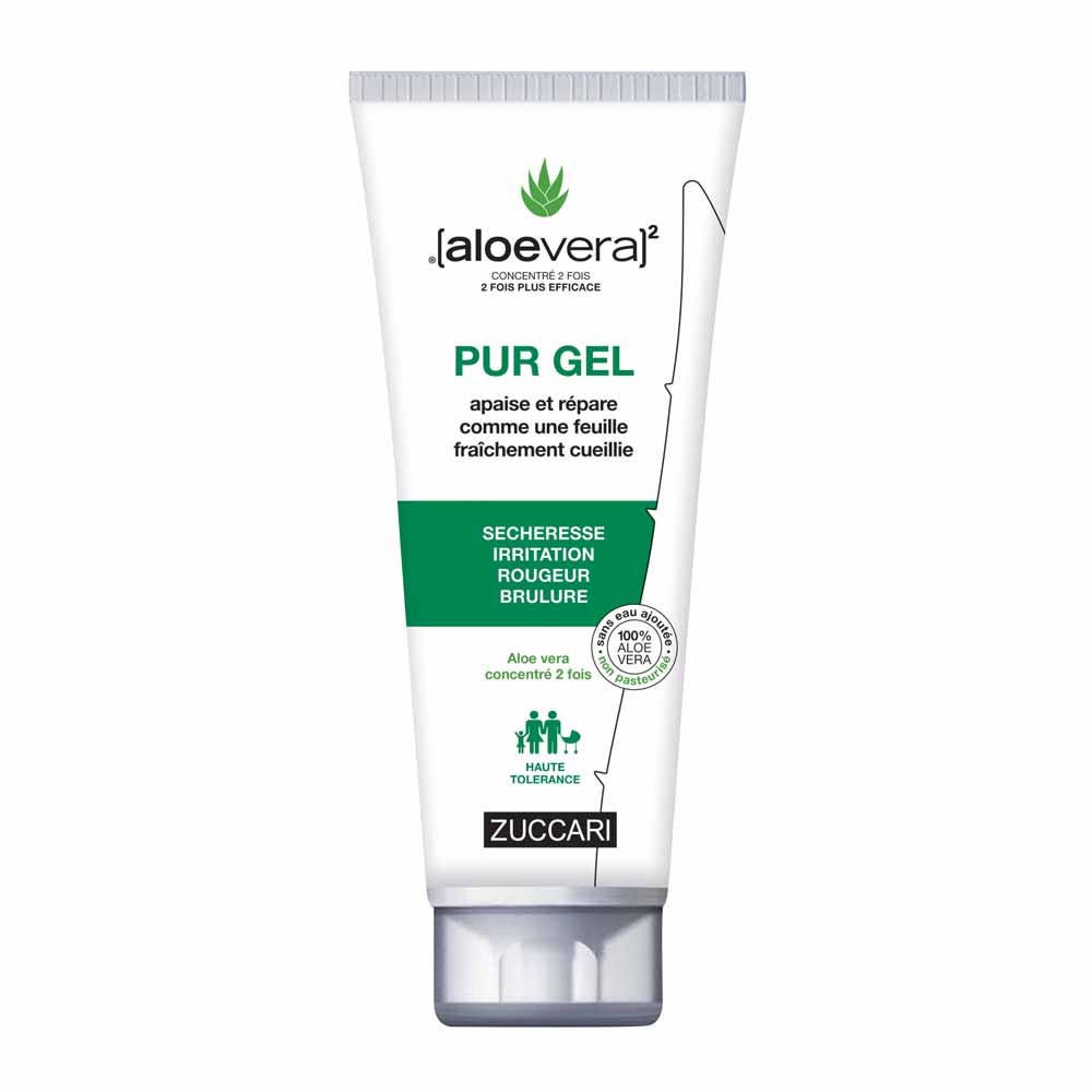Naturancia [aloevera]2 Zuccari Gel de Aloe Vera puro sin pasteurizar sin agua añadida 2x concentrado 200 ml