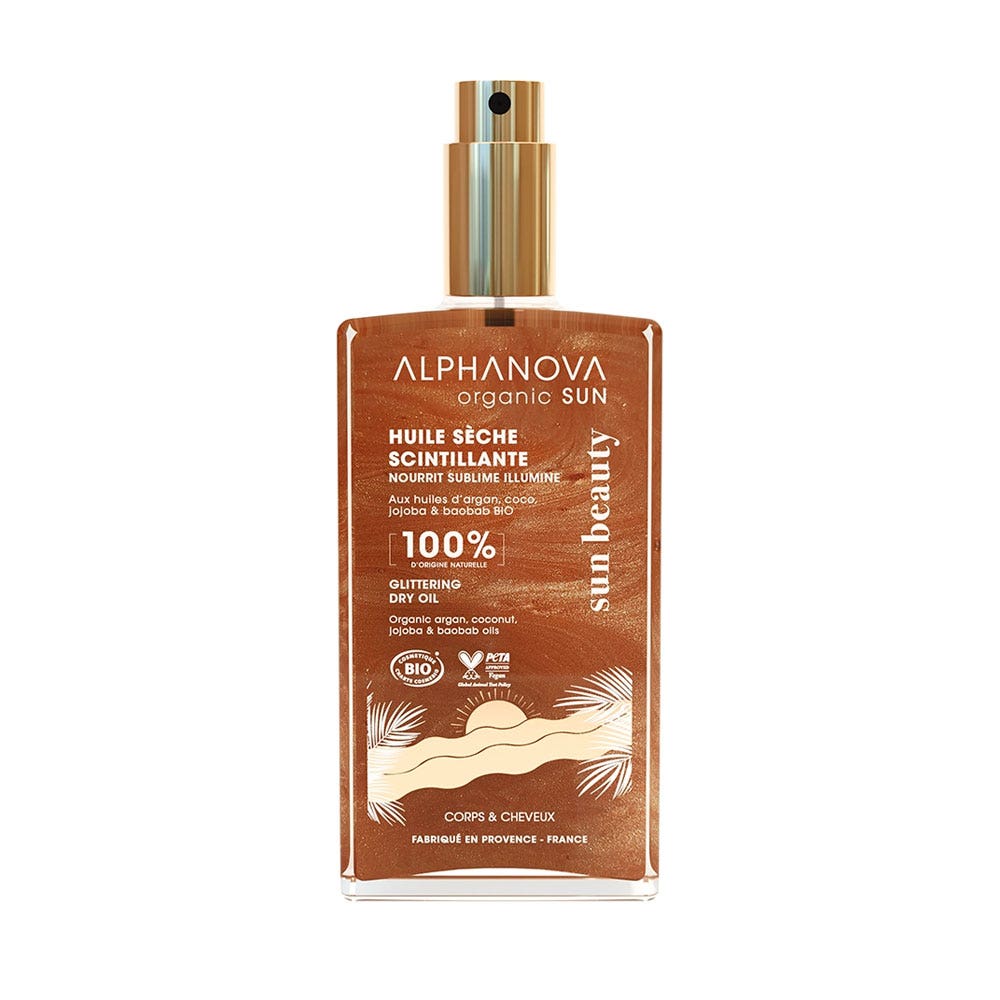 Alphanova Organic Sun Aceite seco iluminador bio 100 ml