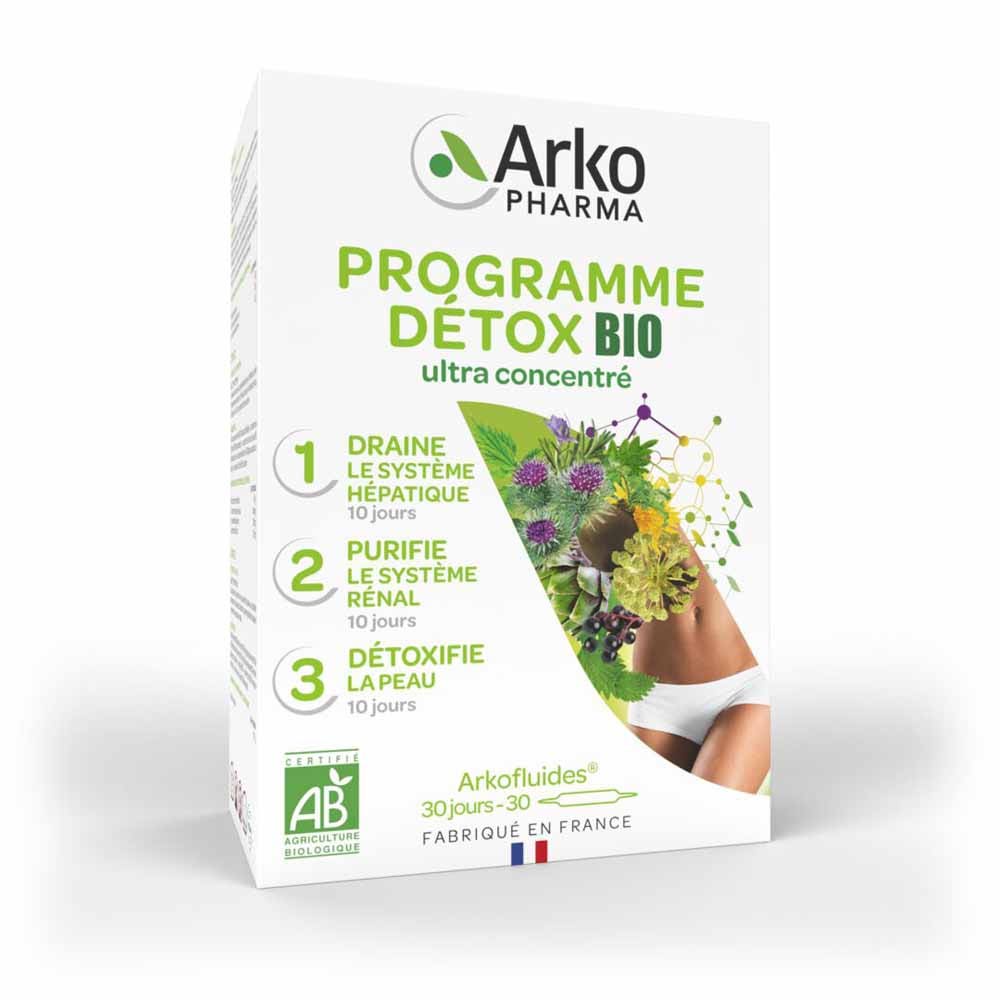 Arkopharma Arkofluidos Programa detox bio 3x10 ampollas