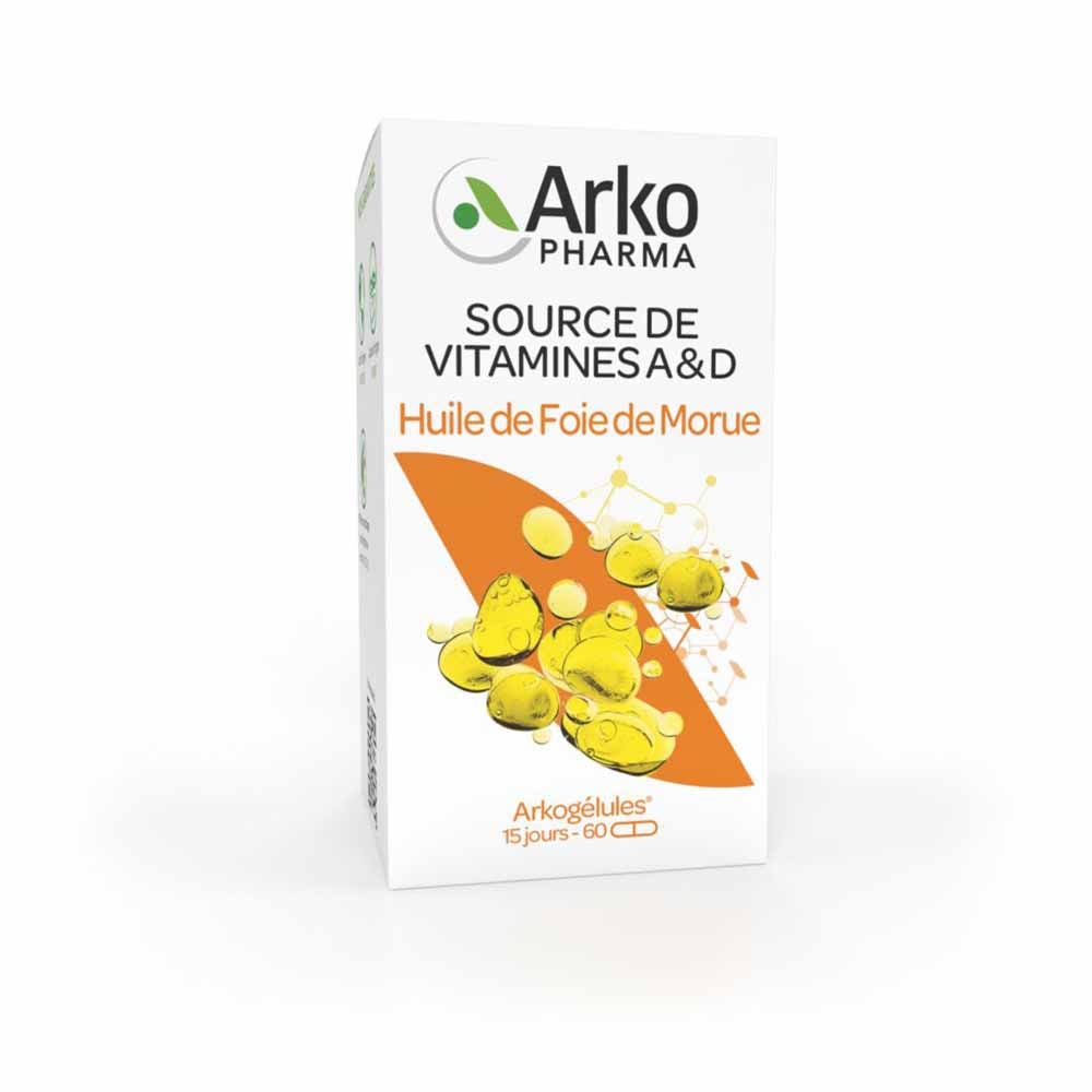 Arkopharma Arkocápsulas Aceite de hígado de bacalao 60 cápsulas