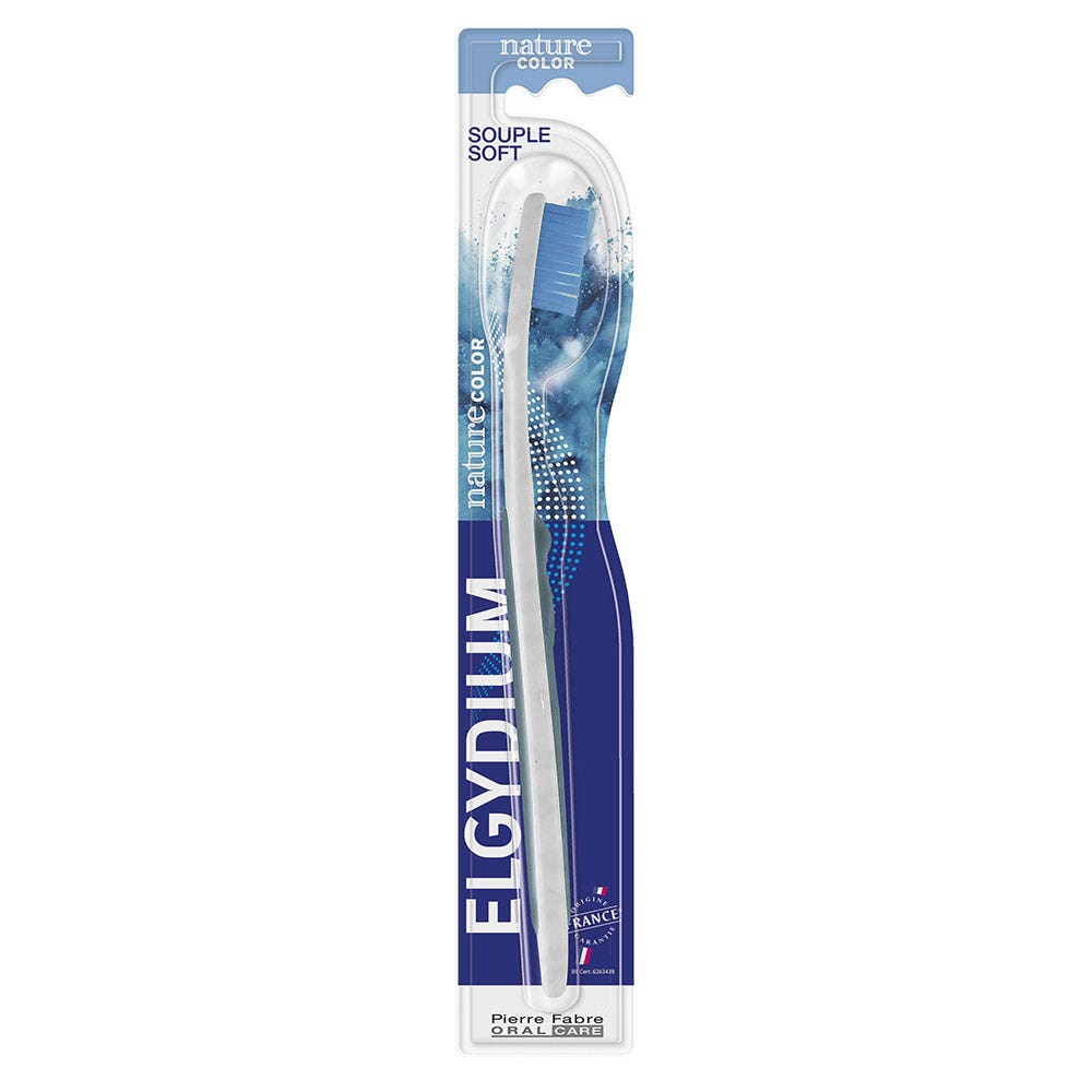 Elgydium Cepillo de dientes suave Soft nature color