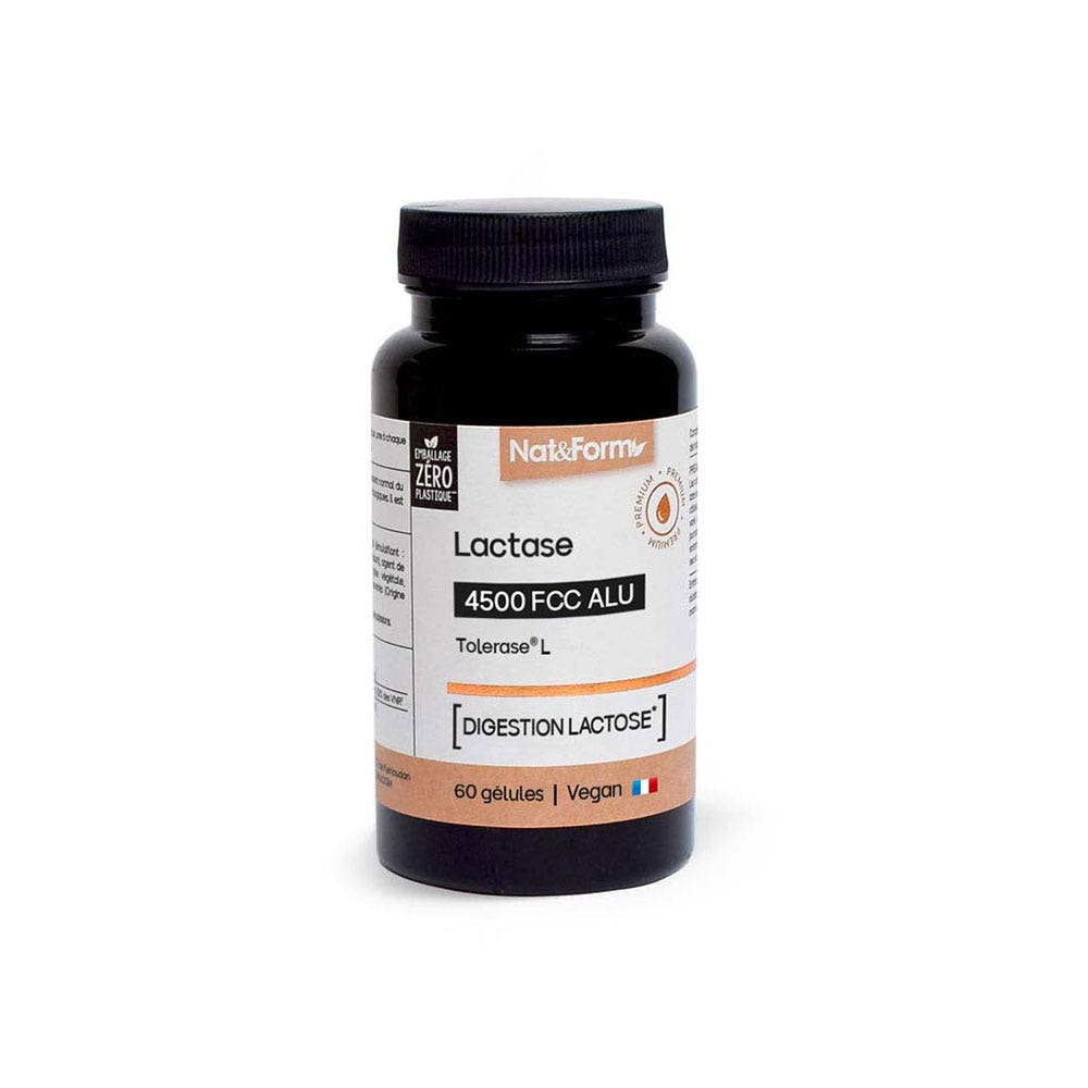 Nat&Form Nutracéuticos Premium Lactasa 60 cápsulas