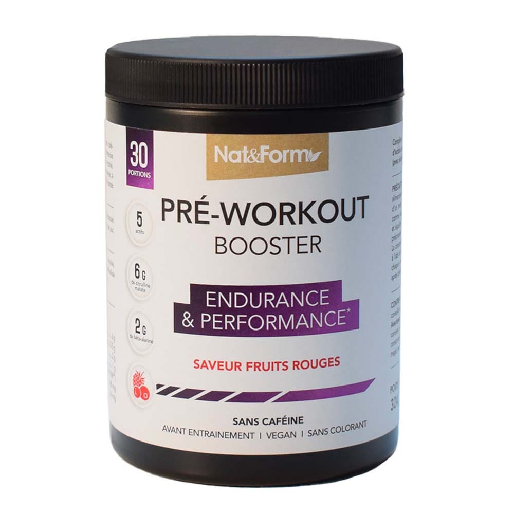 Nat&Form Deporte Pre-entreno booster 324 g