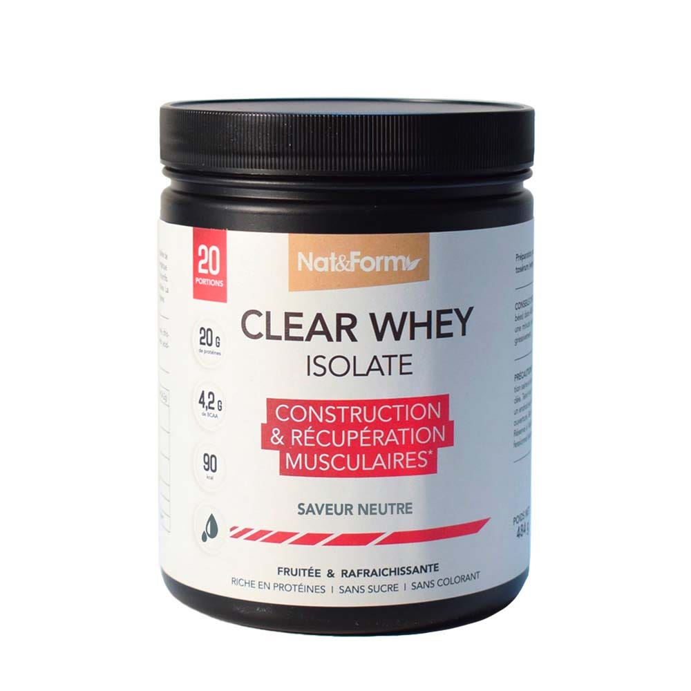 Nat&Form Deporte Clear Whey Isolate 444 g