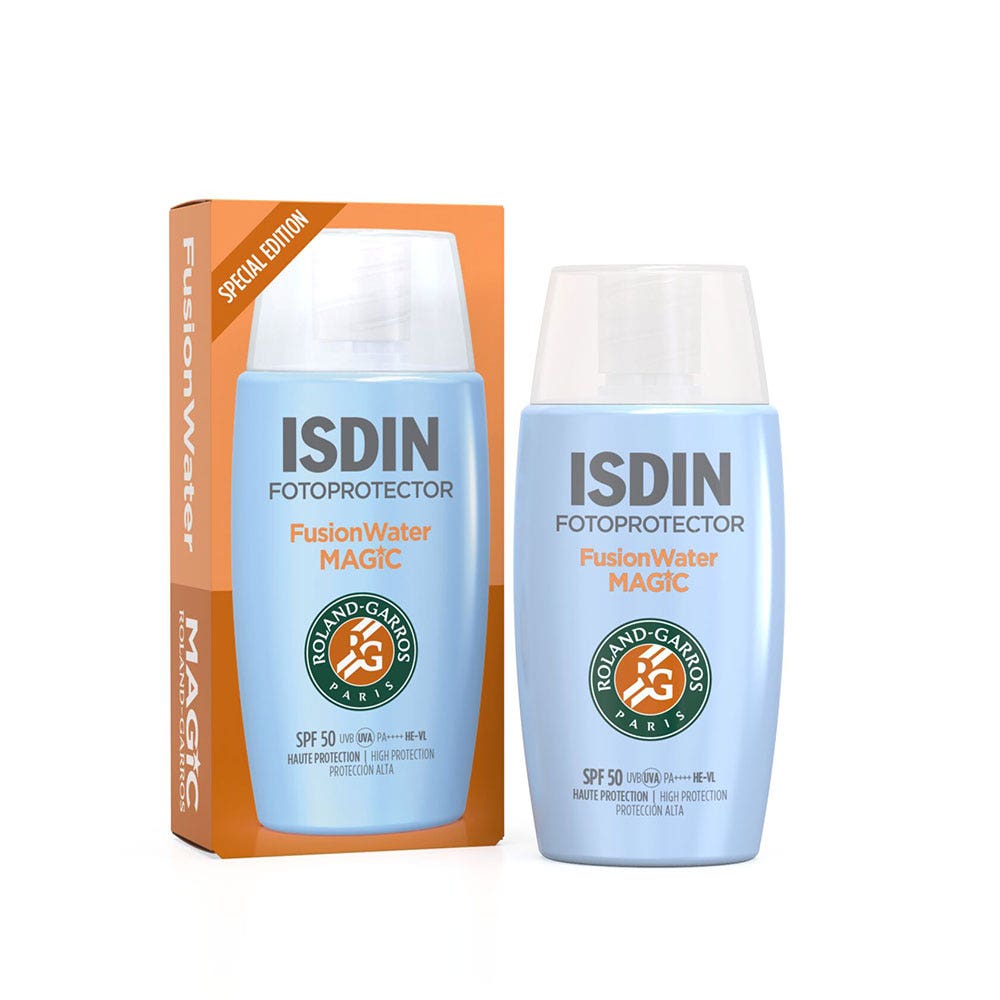Isdin Fotoprotector Fusion Water Magic Protect Solar SPF50 Roland Garros Edición Limitada 50 ml