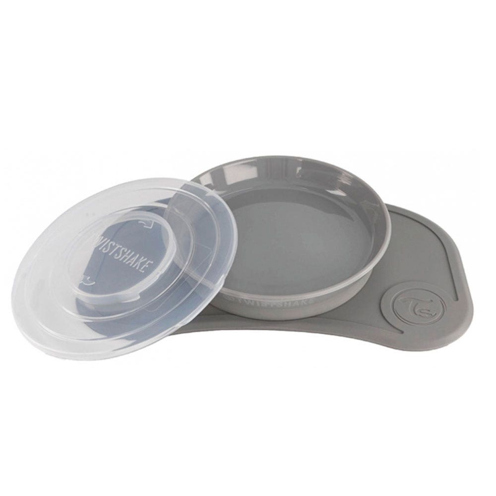 Twistshake Mini Click Mat Bandeja + Plato y Tapa 6 Meses++ (en francés)