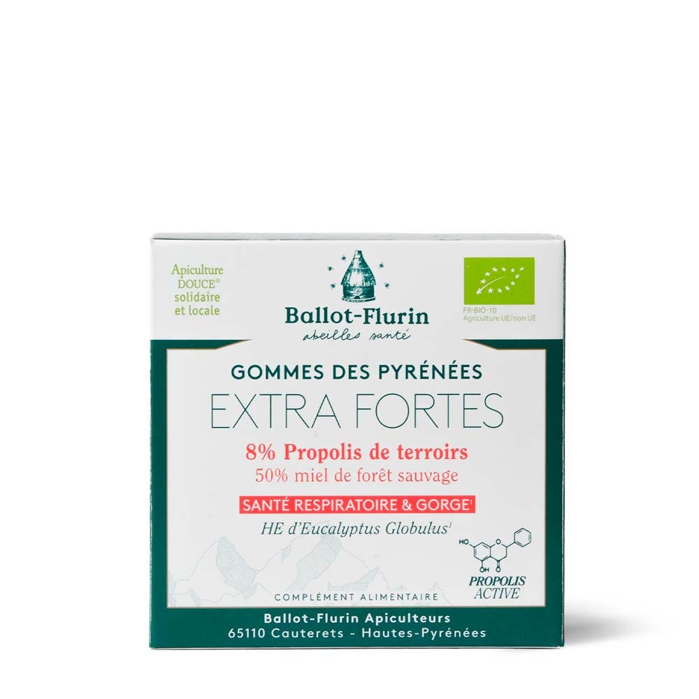 Ballot-Flurin Eucalipto Extra Fuerte Gomas Pirenaicas 50% Miel 30g