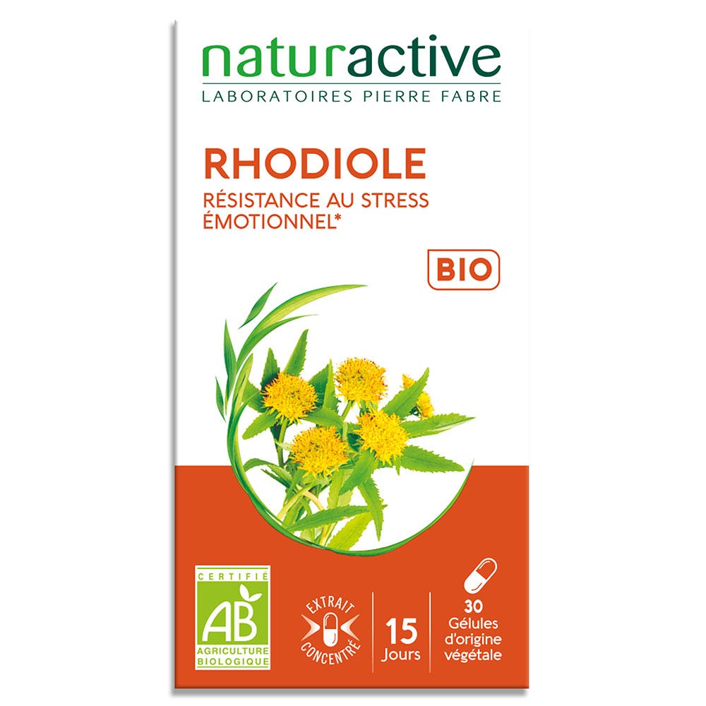 Naturactive Rhodiola bio 30 cápsulas vegetales