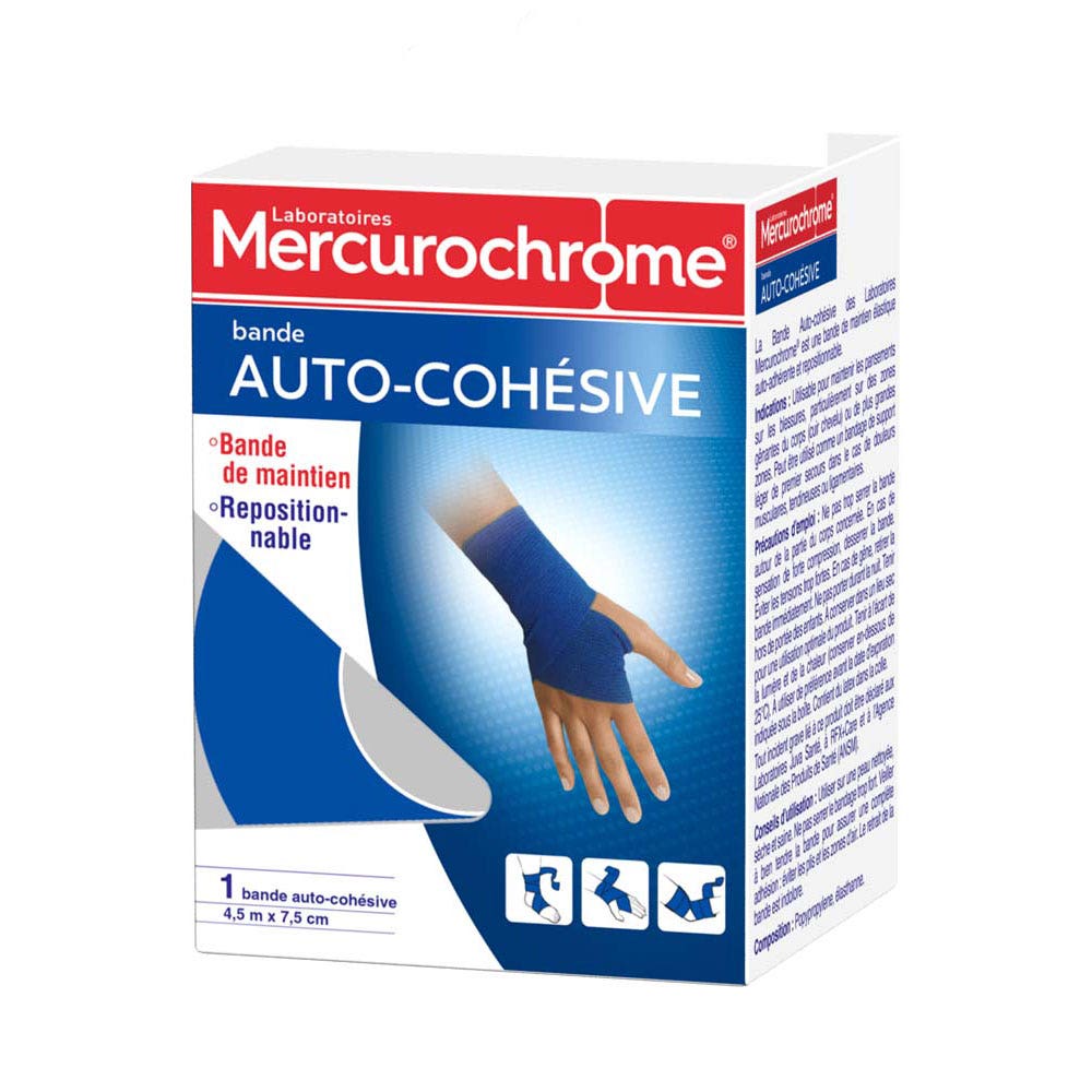 Mercurochrome Banda autoadhesiva 4.5 m x 7.5 cm