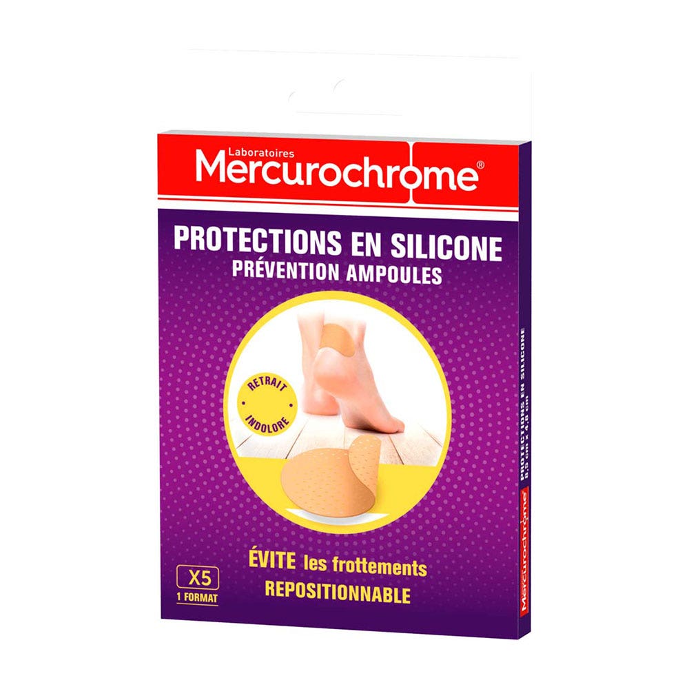 Mercurochrome Protector Antiampollas De Silicona x5