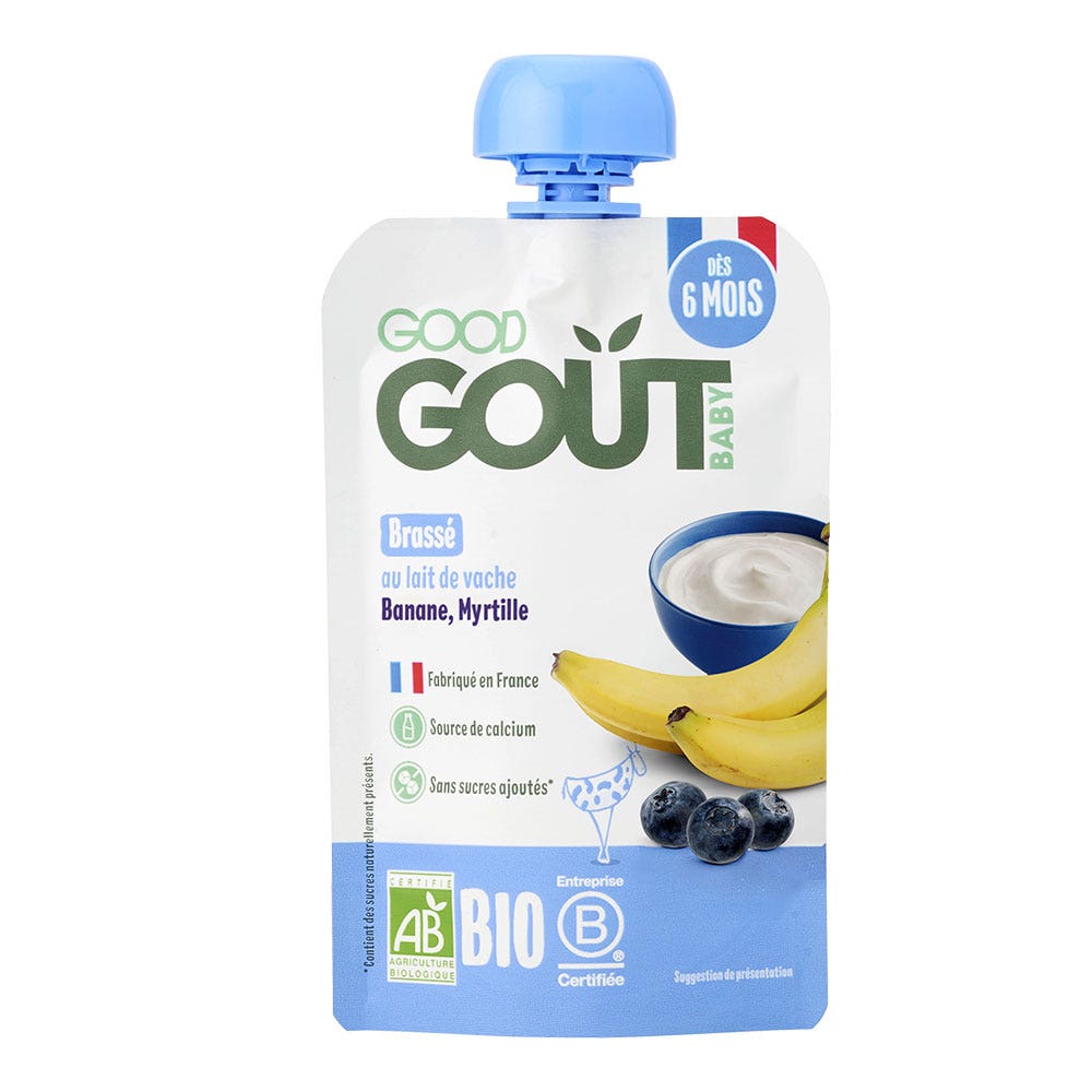 Good Gout Postre Lacteo Cremoso Bio A Partir De 6 Meses 90g