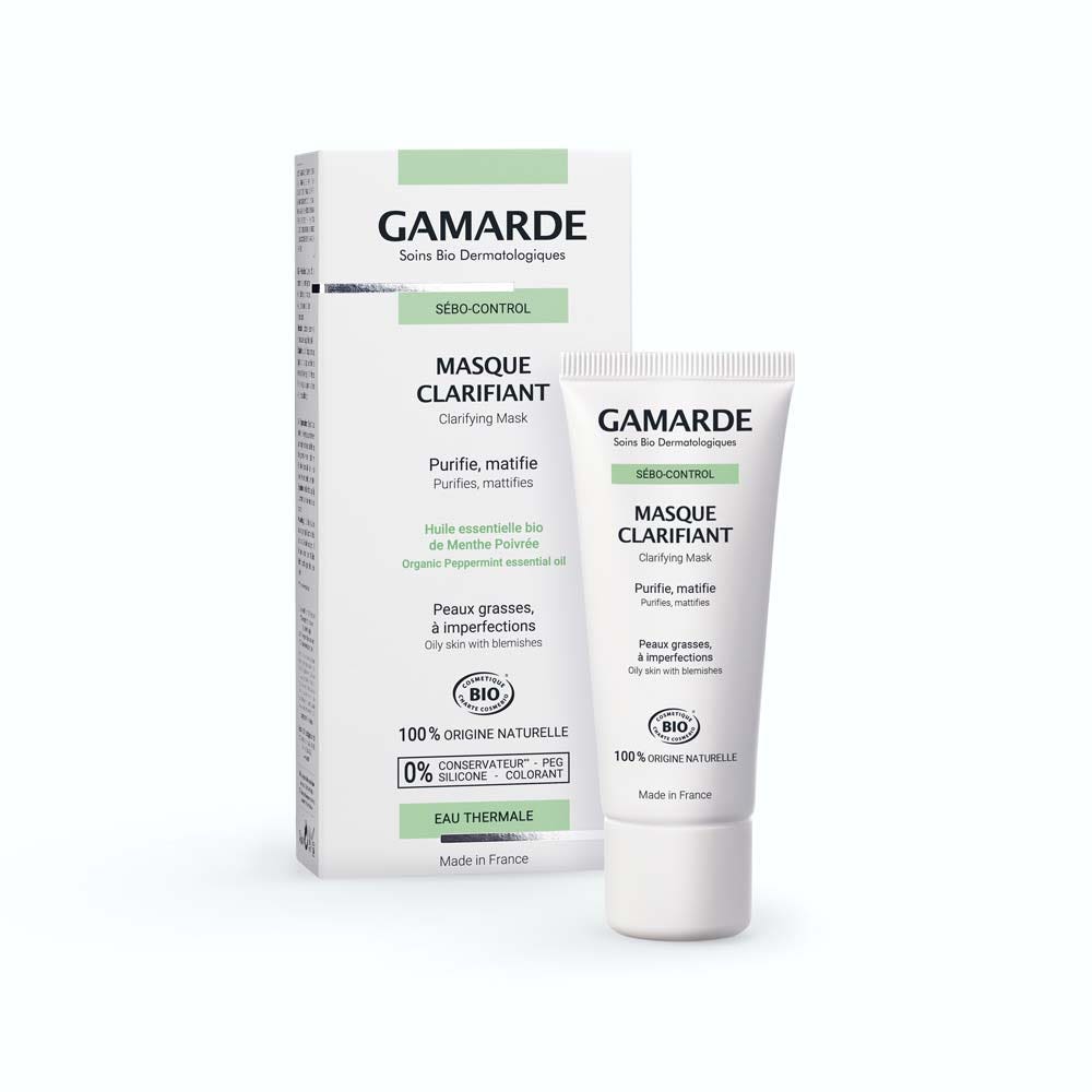 Gamarde Mascarilla reguladora del sebo bio 40 ml