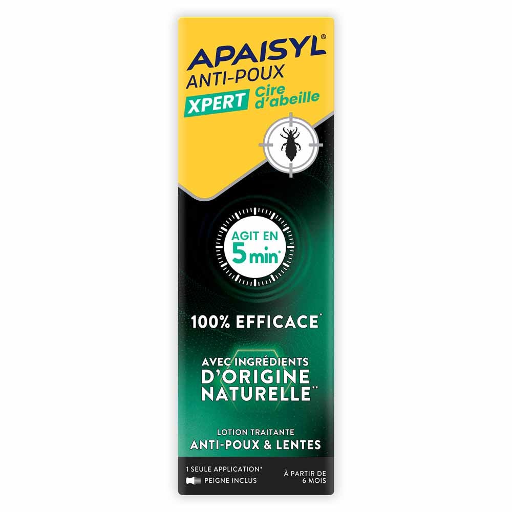 Apaisyl Antipiojos &amp; Loción Liendres Xpert Cera de Abejas 200 ml