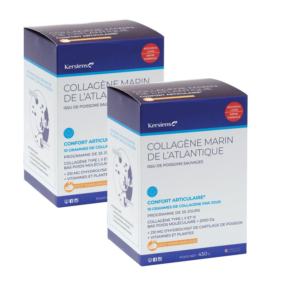 Kersiens Colágeno marino atlántico Confort Articular 2x450g